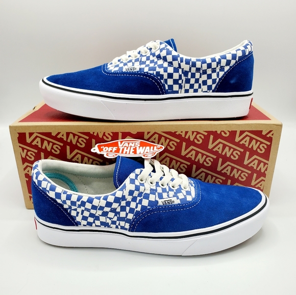 vans comfycush era checkerboard
